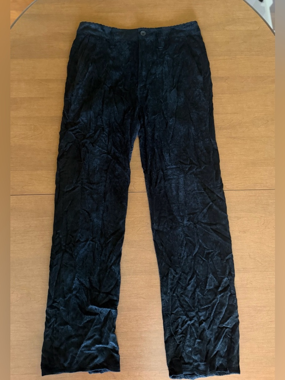 rag & bone Men's Black Corduroy Trousers